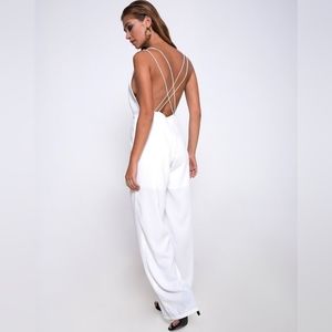 White Lorelai jumpsuit from Motel